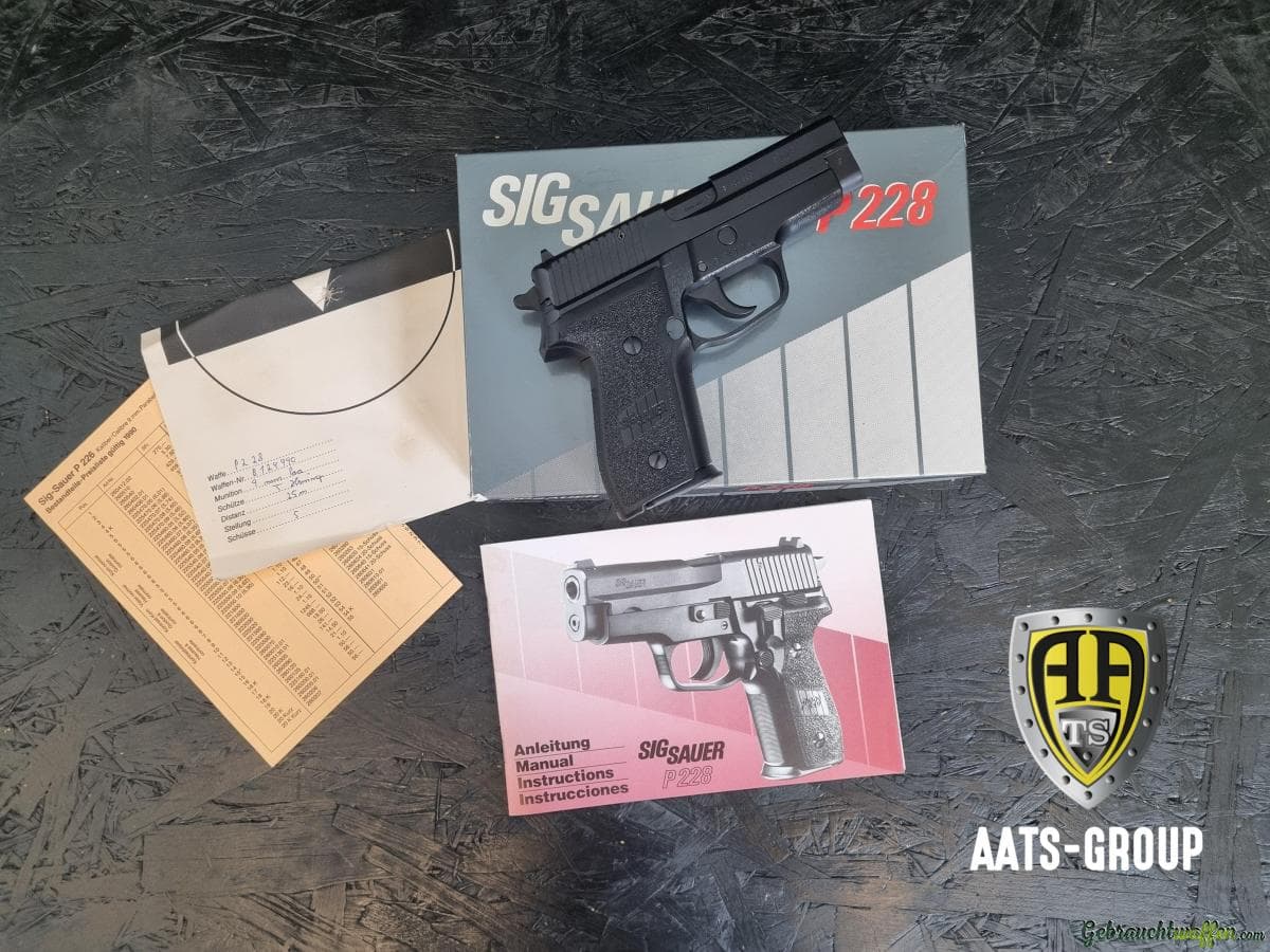 OCCASION Pistole SIG SAUER P228 9mm Para - Zustand neuwertig/ungeschossen
