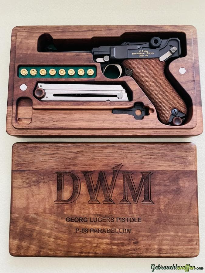 Schatullen Nussbaum P08 Mauser DWM & Walther PP PPK TOP — Bild 3