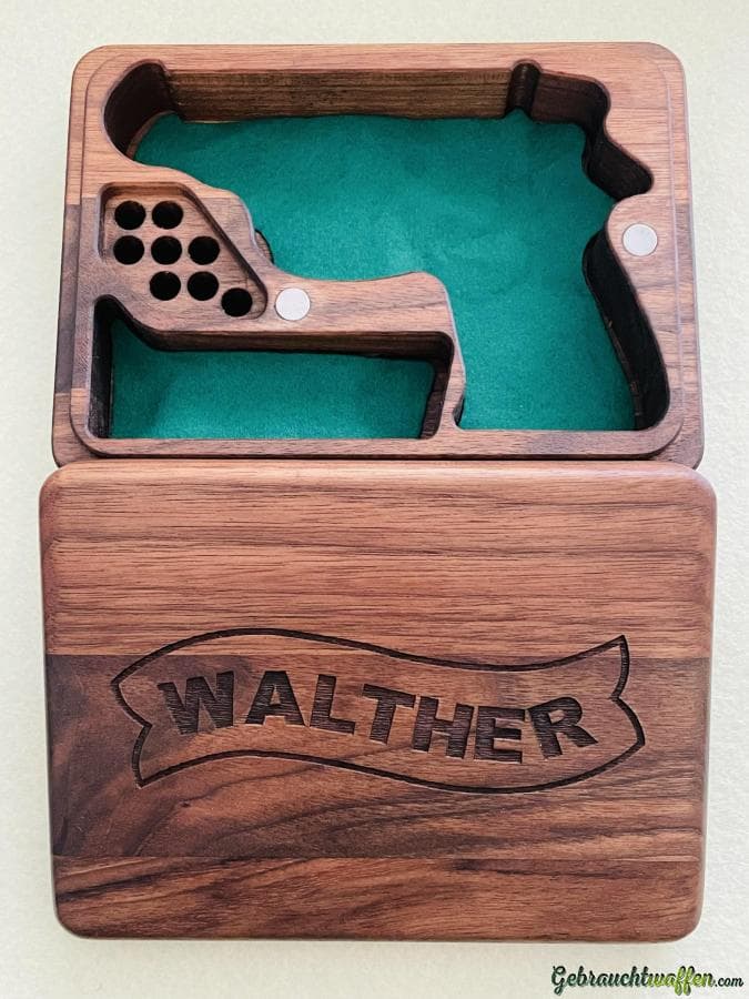 Schatullen Nussbaum P08 Mauser DWM & Walther PP PPK TOP — Bild 6