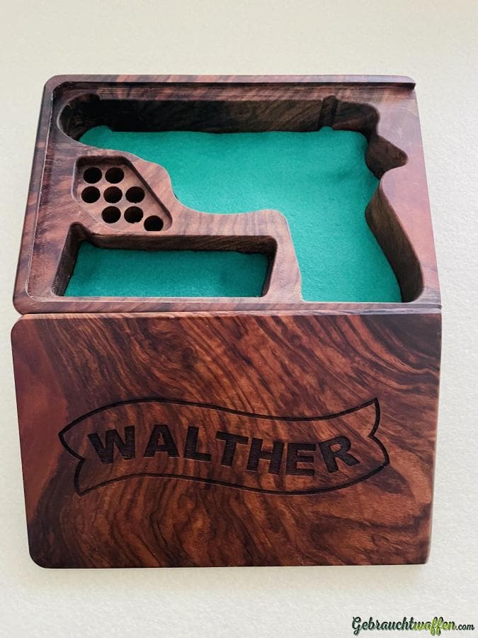 Schatullen Nussbaum P08 Mauser DWM & Walther PP PPK TOP — Bild 7