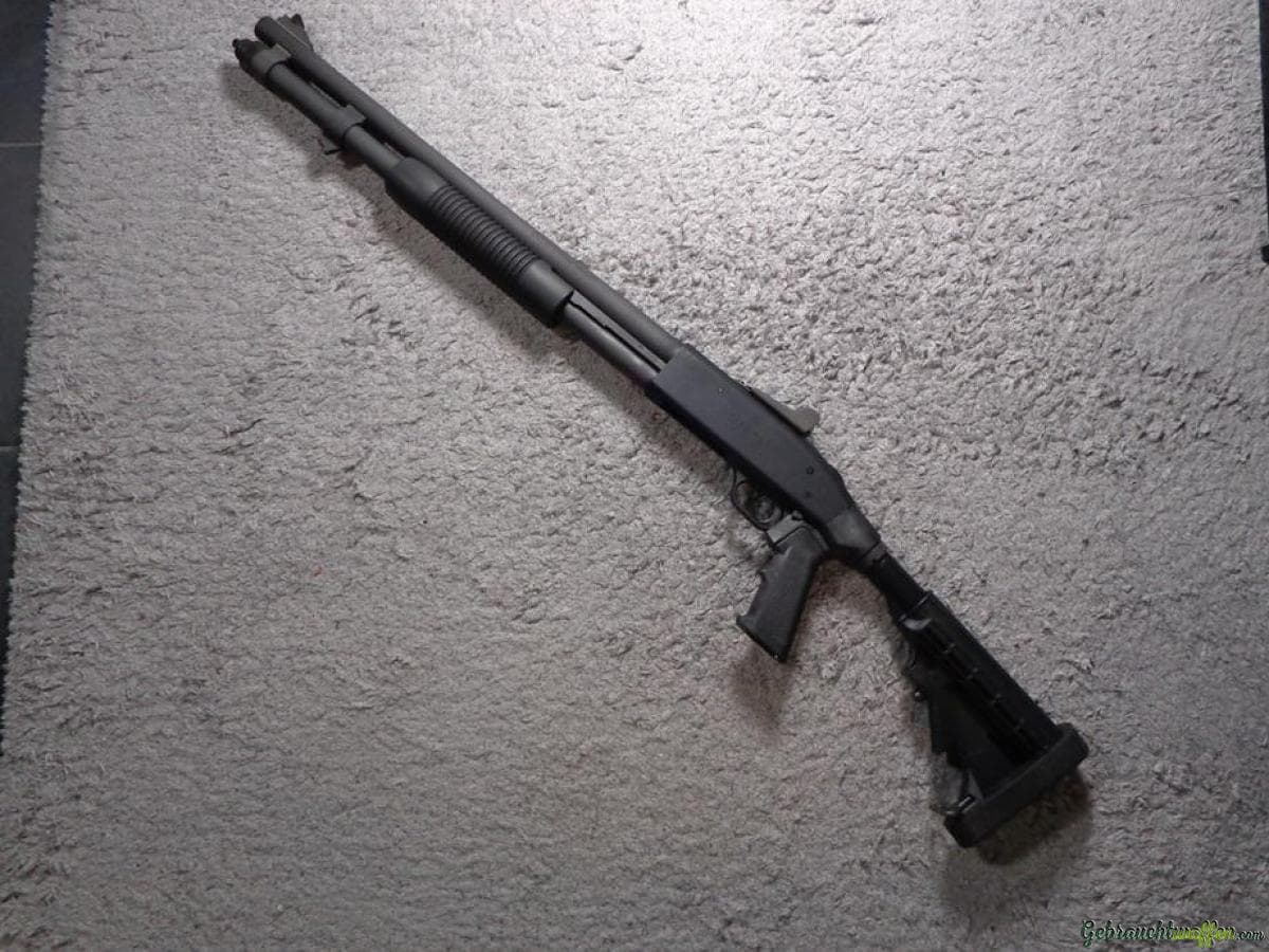MOSSBERG 590A1 Kaliber 12/76 – 9 Schuss, mit Ghostring, 20″