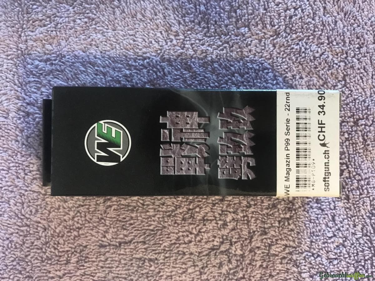 GBB-Magazin von WE für die P99 Serie neu, ungeöffnete OVP