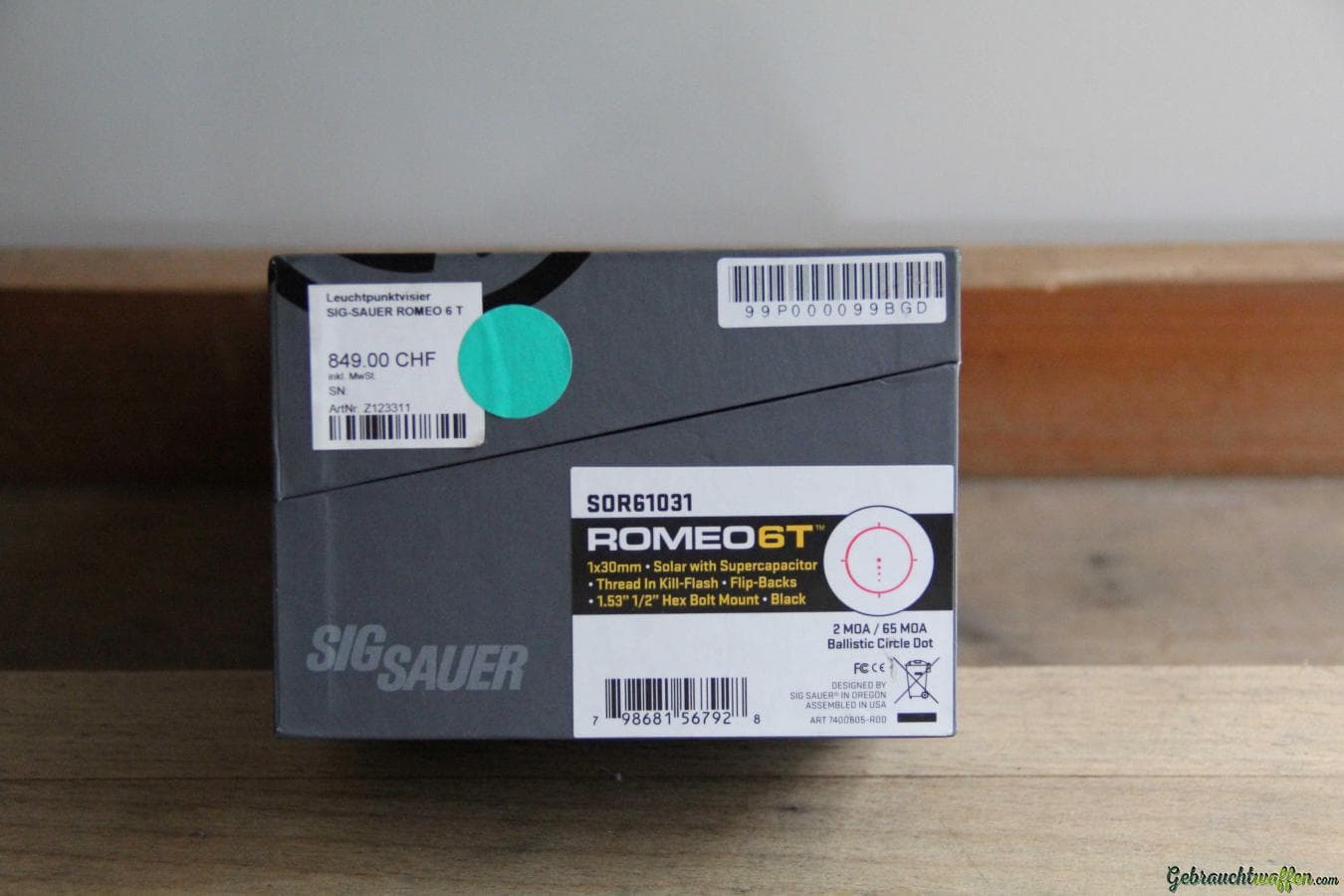 Leuchtpunktvisier SIG-SAUER ROMEO 6T — Bild 3