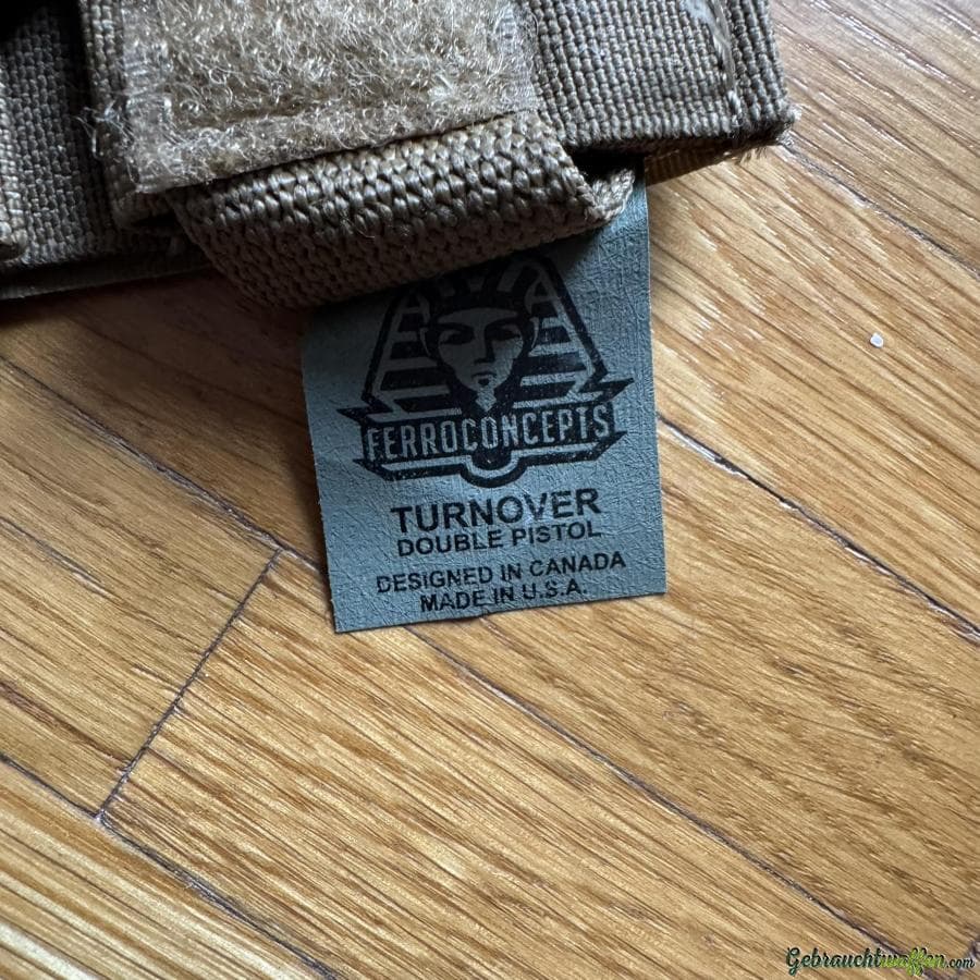 Ferro Concepts Turnover Double Pistol coyote brown — Bild 2