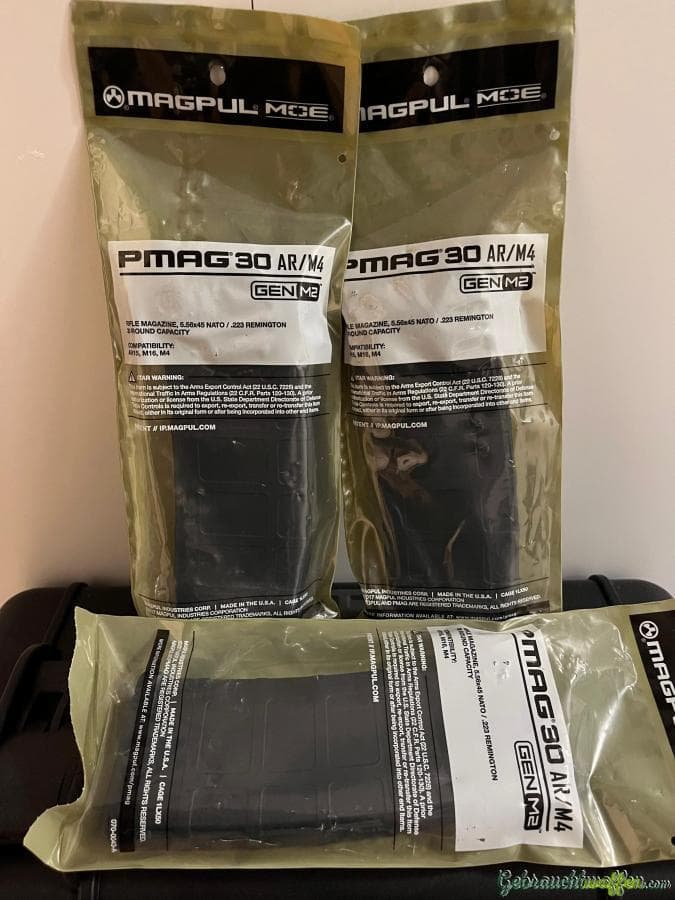 MAGPUL PMAG AR15 G-M2 MOE 5.56/.223 30RD, neu originalverpackt.