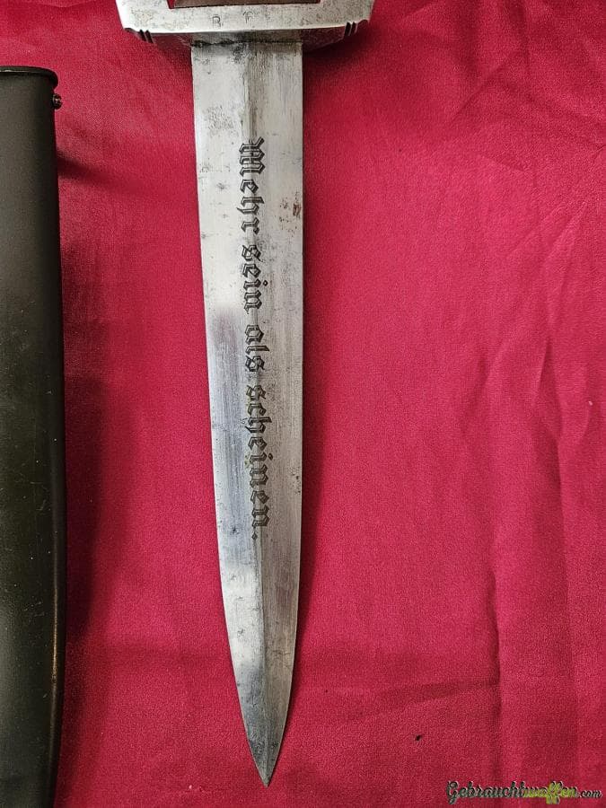 NAPOLA Dienstdolch Modell 1935 Dolch Hauer Faschinenmesser Säbel Schwert — Bild 6