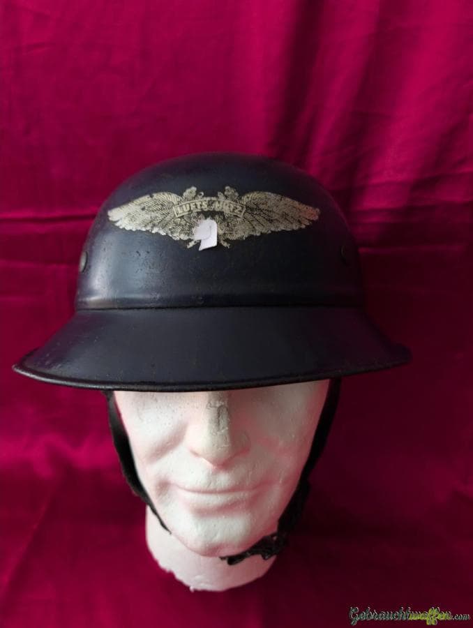 Original Deutscher Stahlhelm des RLB - Reichsluftschutzbundes