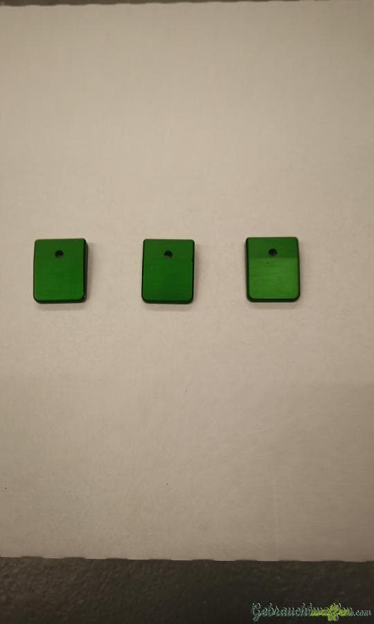 CZ TS 2, CZ 75 Tactical Sports Alu-Magazinboden grün — Bild 2