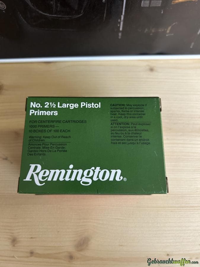 Remington Zündhütchen No. 2½ – Large Pistol