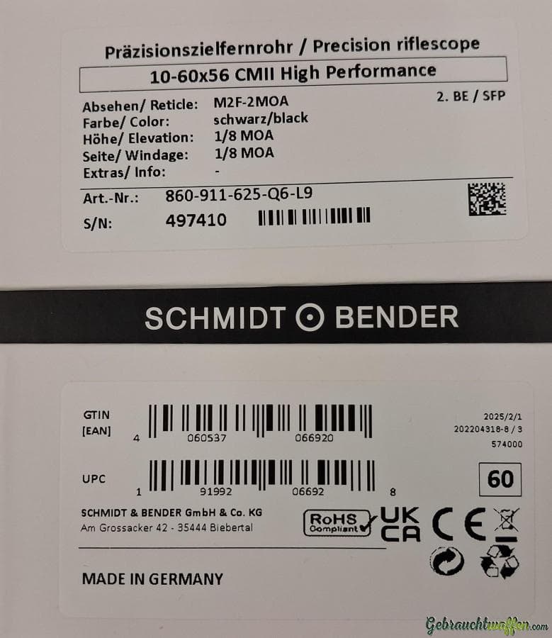 Schmidt & Bender 10-60x56 CM II — Bild 4