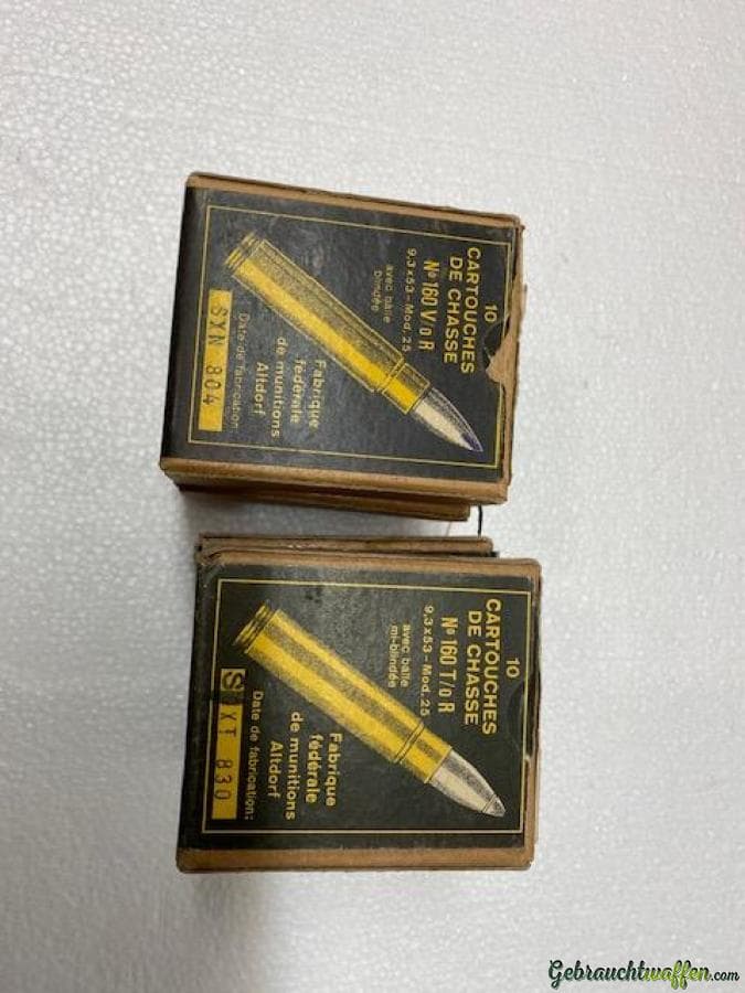 Cartucce in scatole originali complete  35Fr per scatola