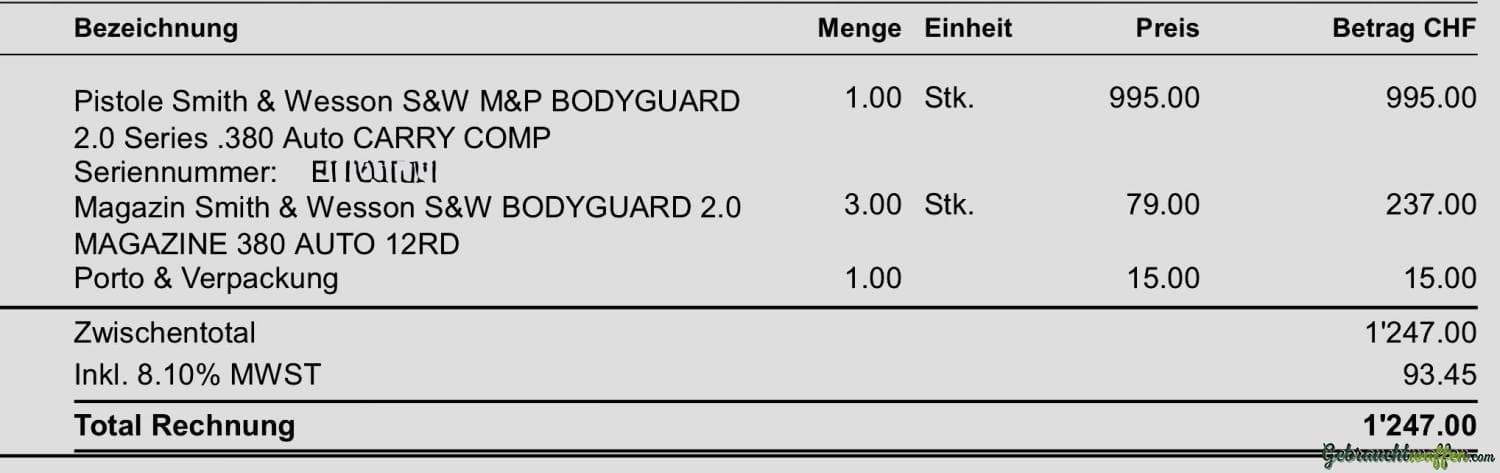 Smith & Wesson PERFORMANCE CENTER Bodyguard 2.0 Carry Comp — Bild 2