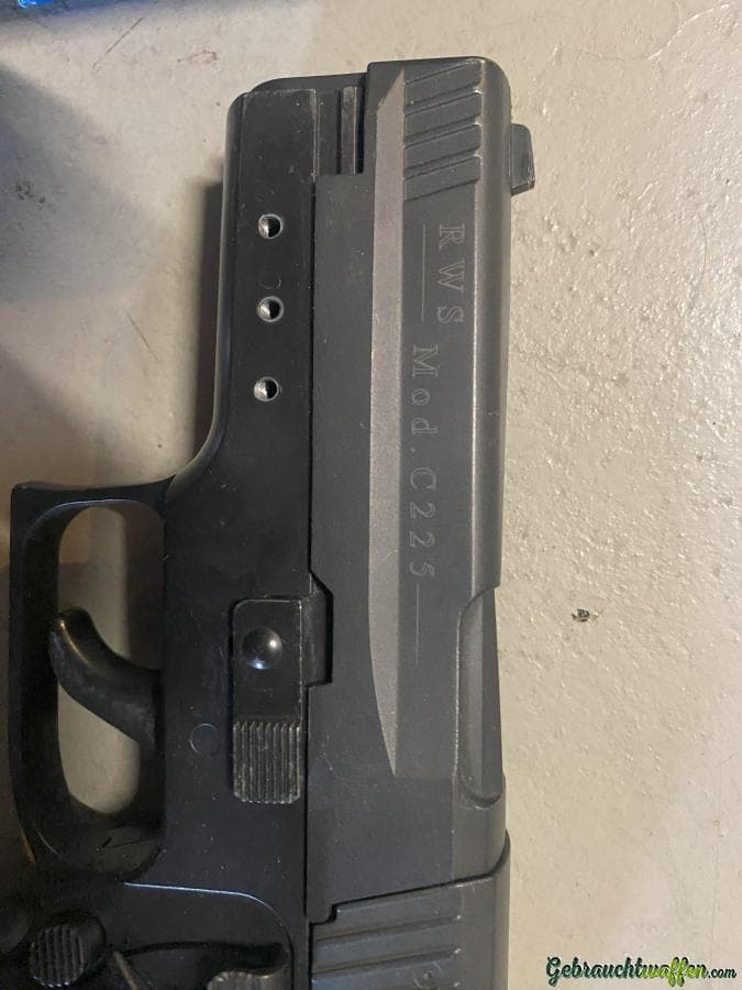 RWS Co2 Pistole C225 mit 10 Kartuschen und Diabolos — Bild 3