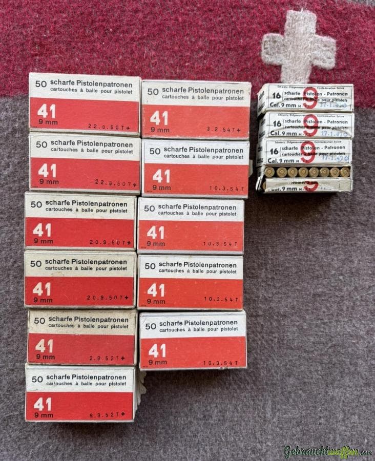 Verkaufe alte 9mm Parabellum Munition (PP41)