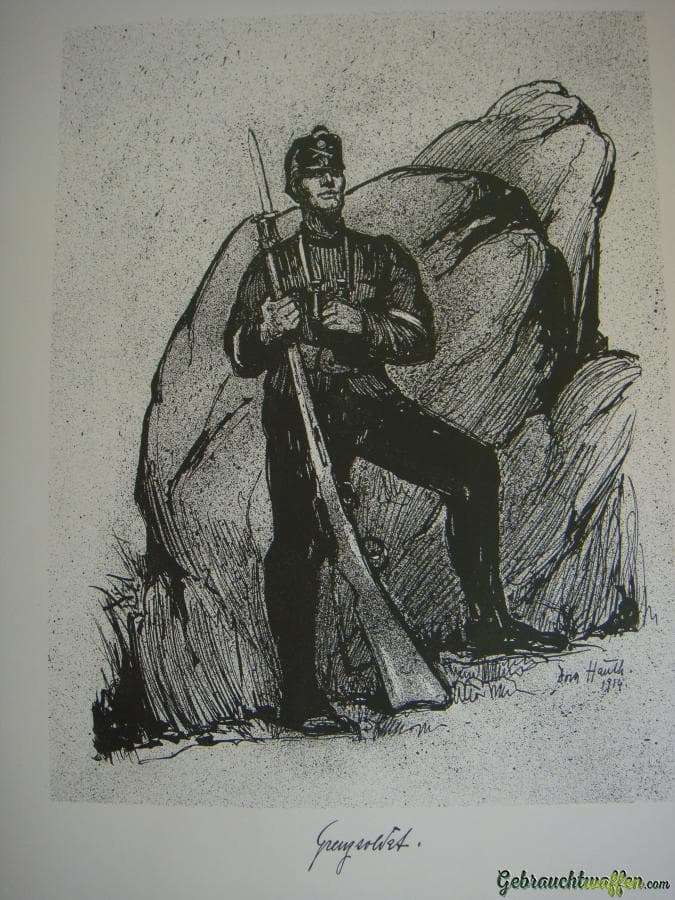 An der Grenze , 1914