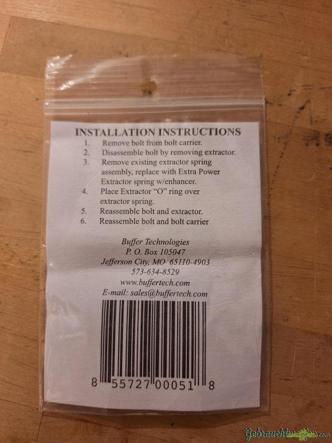 M4 M16 AR15 Extractor Spring Upgrade Kit — Bild 2