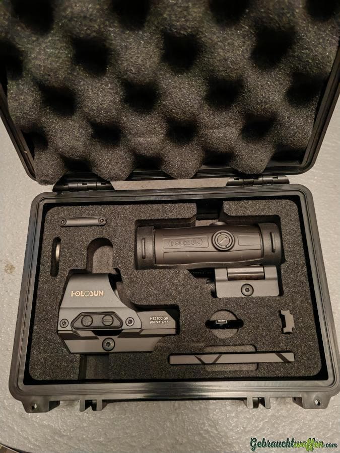 Holosun HS510C green circle dot + HM3X Magnifier