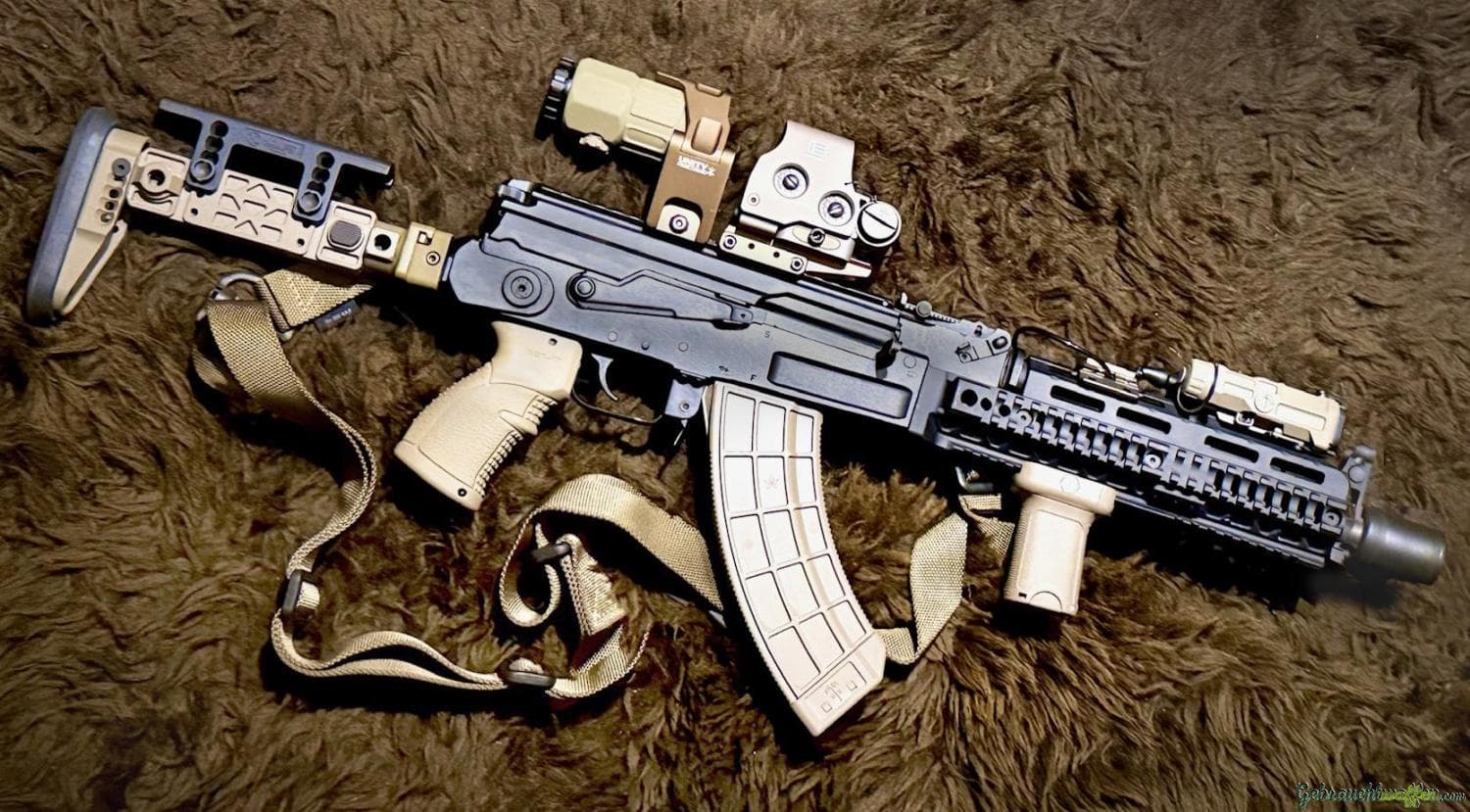 Klappschaft von Midwest Industries "Alpha Series" in FDE — Bild 3