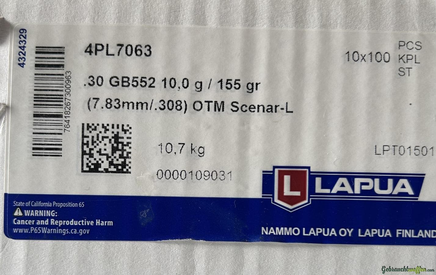 Lapua Scenar-L OTM 155gr