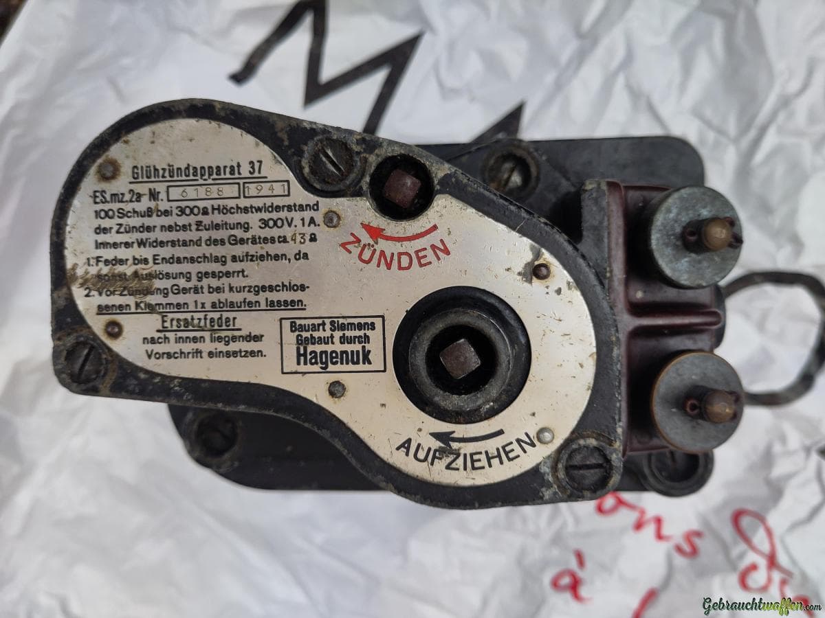 Glühzündapparat 37 der Wehrmacht von 1941, zu "Nachtscheinanlage"
