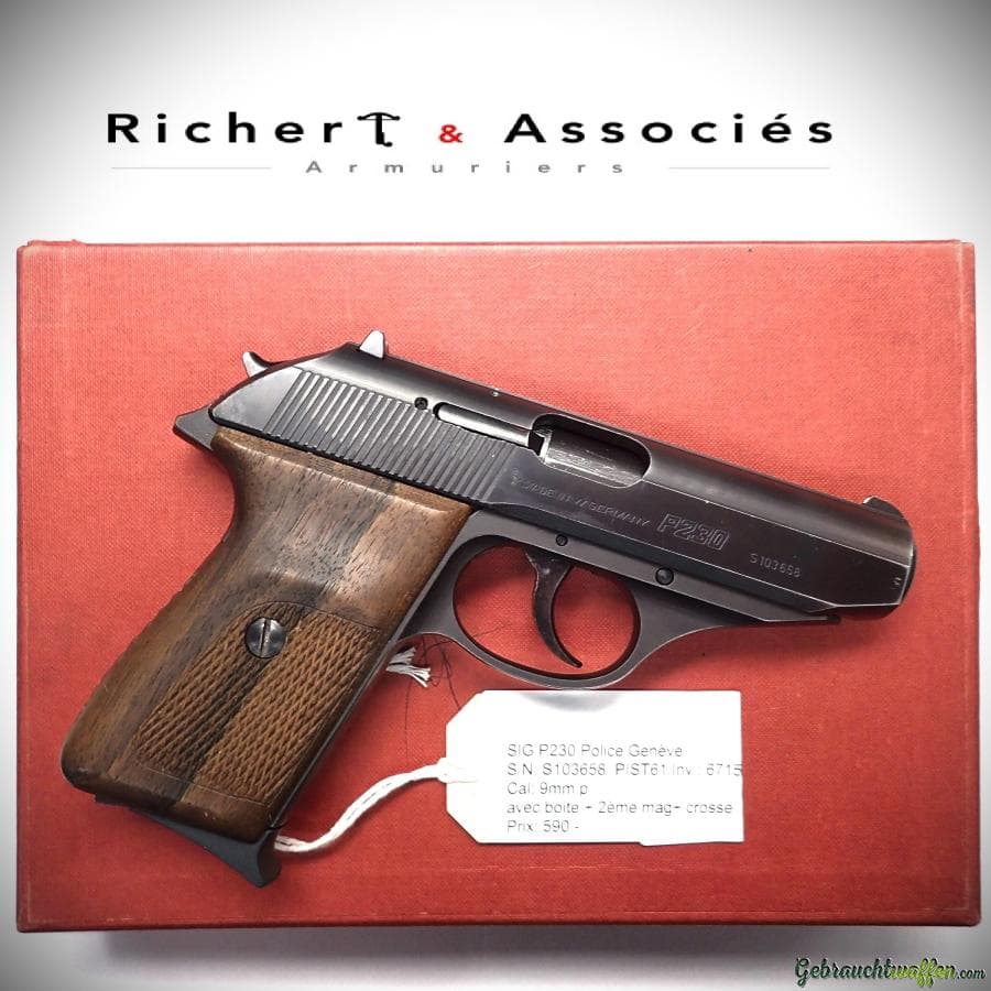 SIG-Sauer Model P230 Police de Genève cal. 9x18mm Police — Bild 5