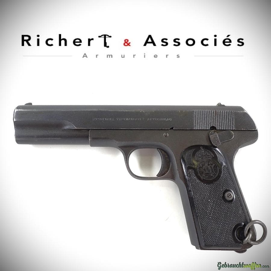 Husqvarna Model 1907 cal. 9mm Browning Long — Bild 6