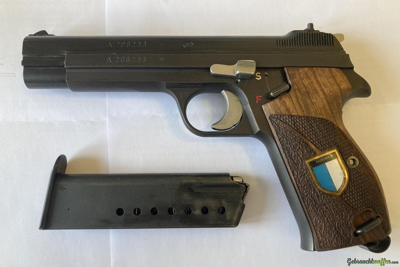 Schöne Sig P210 zu verkaufen 9mm — Bild 3