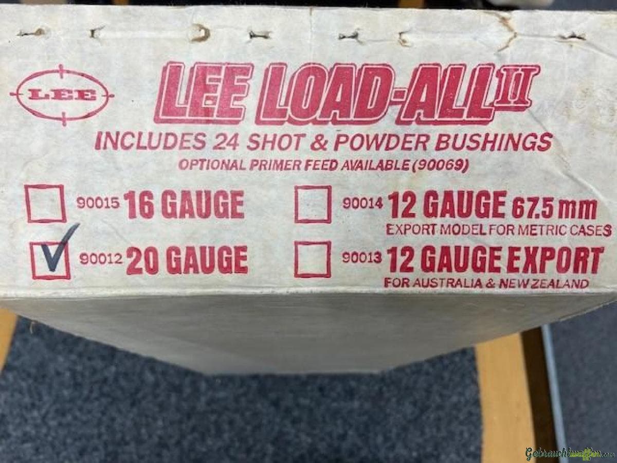 LEE LOAD-ALL II, 20 GAUGE Wiederladepresse Neu — Bild 3